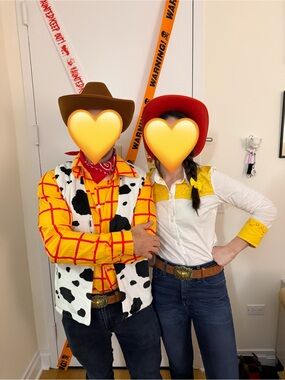 Complete Adult Woody & Jessie Toy Story Couples Halloween Costume
